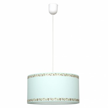 Distribuidor - Lâmpadas Diversas | Colgantes Infantil | COLGANTE CENEFA VERDE AGUA 1XE27 REGX35D Ref: 107393537
